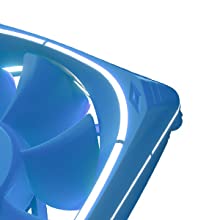 Vetroo 120mm Case Fan White LED Lighting PC Cooling Fan Blue DF120
